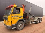 VOLVO FM12-340 6X4 CONTAINERHAAK + KRAAN 2000