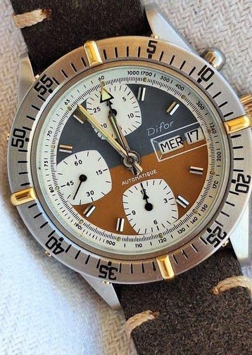 Difor - Crono Diver Valjoux 7750 day date - 280/50 -