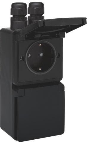 Niko Hydro IP55 Dubbele Verticale Stopcontact Met, Verzenden, Nieuw