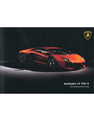 2014 LAMBORGHINI AVENTADOR LP 700-4 VERKORT