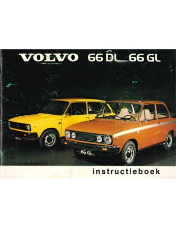 1975 VOLVO 66 INSTRUCTIEBOEKJE NEDERLANDS