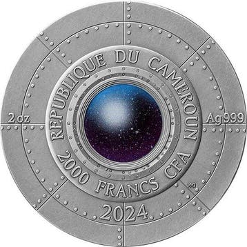 Kameroen. 2000 Francs 2024 Roswell UFO - Incident
