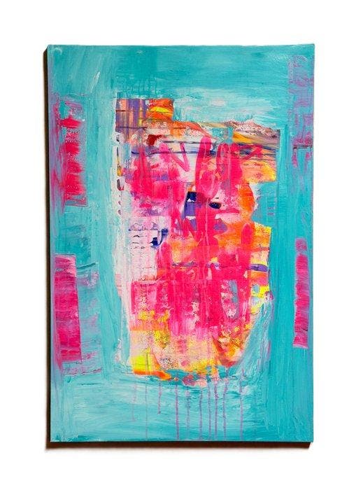 Karl Lagasse - GRAND TABLEAU In God, Antiquités & Art, Art | Peinture | Moderne