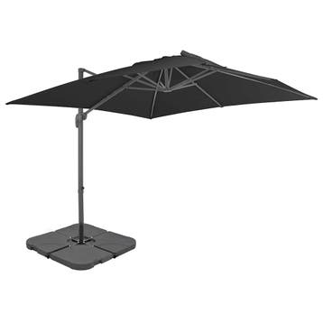 vidaXL Parasol met draagbare voet antracietkleurig, Verzenden, Nieuw