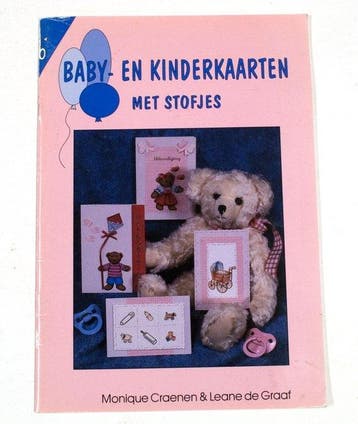 Baby en kinderkaarten met stofjes - Craenen, Verzenden, Nieuw