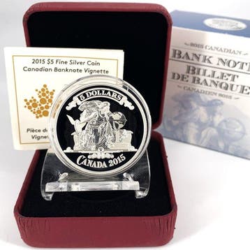 Canada. Silver .999 Proof 5 Dollars - Elizabeth II (Canadian