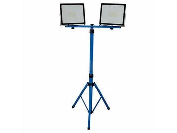 Veiling - LED Bouwlamp - 2x50Watt - incl. statief, Nieuw