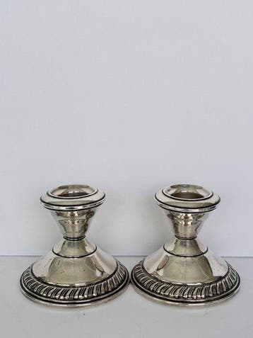SPAULDING D.S. - Chandelier (2) - Argent 925 - Bougeoirs en