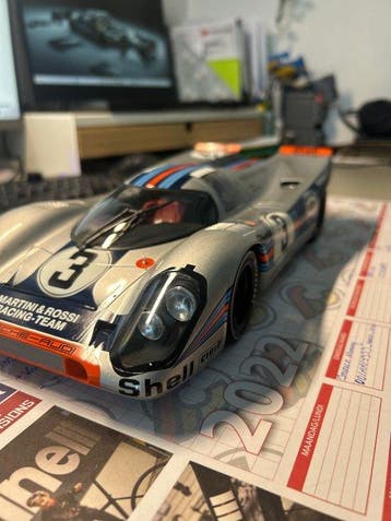 Minichamps 1:12 - Model raceauto - Porsche 917K Martini, Nieuw