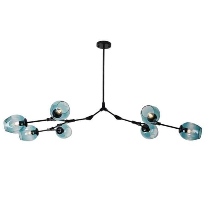Blue Retro Bean Hanglamp By Suitta, Maison & Meubles, Lampes | Suspensions, Envoi