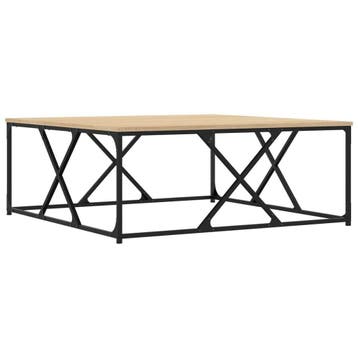 Salontafel Sonoma Eiken - 51% KORTING! Degelijke salontaf..., 50 tot 100 cm, Verzenden, Vierkant, 50 tot 100 cm