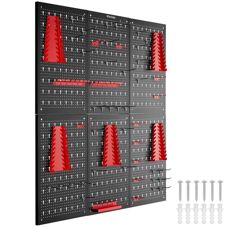 tectake Gereedschapswand Jonah met haken en houders - 6-deli, Bricolage & Construction, Outillage | Outillage à main, Envoi