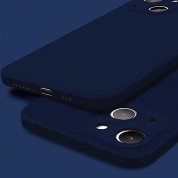 iPhone 13 Mini Square Silicone Hoesje - Zachte Matte Case, Verzenden, Nieuw