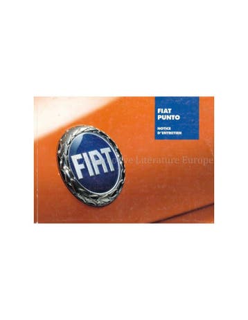 2005 FIAT PUNTO INSTRUCTIEBOEKJE FRANS