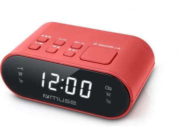 Veiling - Muse M-10RED - Compacte wekkerradio - voorkeuzezen, Elektronische apparatuur, Gebruikt