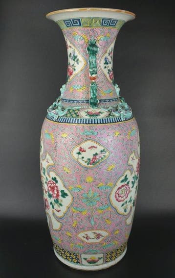 Vaas - Porselein - China - Qing dynasty (Manchu China), Antiek en Kunst
