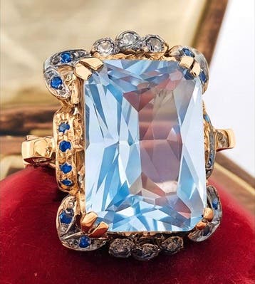 Zonder minimumprijs - Ring - 9 kt. Roségoud, Zilver, Nieuw