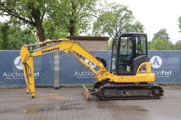 Veiling: Rupsgraafmachine Komatsu PC58MR-5E0 Diesel 29.1kW 2, Ophalen