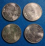 Espagne. Francisco Franco. 100 Pesetas 1966 (4 monedas)