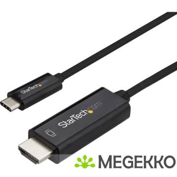 StarTech.com 3m USB C naar HDMI kabel 4K bij 60Hz zwart, Computers en Software, Verzenden, Nieuw