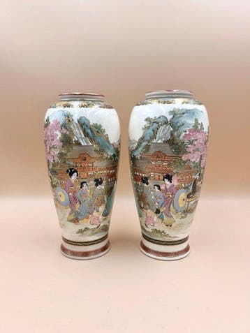 Vase - Porcelaine - Japon - Période Meiji (1868–1912) -