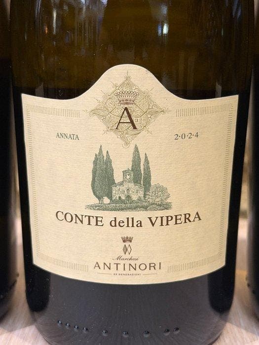 2024 Marchese Antinori, Conte della Vipera - Umbrië - 6, Verzamelen, Wijnen