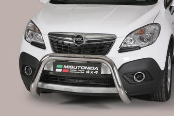 Pushbar | geschikt voor Opel | Mokka 12-16 5d suv. | rvs zil, Verzenden