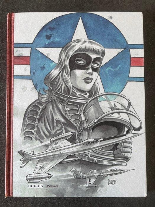 Buck Danny Classic T6 + dédicace couleur + ex-libris - C - 1, Livres, BD