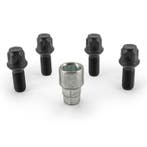 H&R Wielslotenset R13 M14x1.50x27mm bolkonisch Zwart - 4 slo, Verzenden