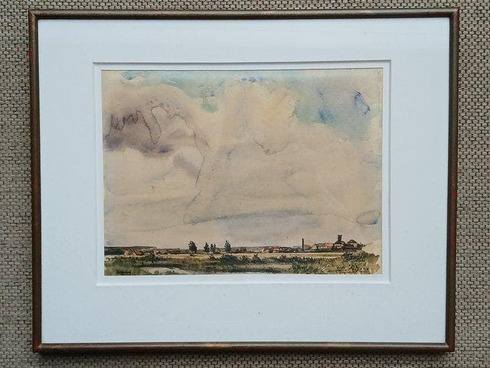 Jozef Van Ruyssevelt (1941-1985) - Steendorp - omgeving van, Antiek en Kunst, Kunst | Schilderijen | Klassiek