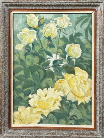 William Victor Aubert (1856–1942) - Rose gialle