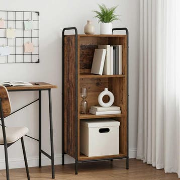 vidaXL Boekenkast 55,5 x 33 x 174 cm Bewerkt hout Oud hout, Verzenden