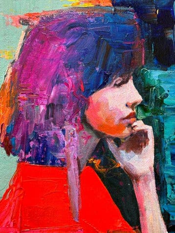 Irene Caligo (1979) - Sinfonia astratta al neon