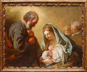 Antonio Balestra (1666-1740), seguace di - Madonna del latte