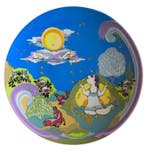 Rosenthal - Bjørn Wiinblad - Wandbord (2) - Porselein - Set, Antiquités & Art