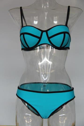 Beugel bikini Neopreen triangle M L *ZOMER 2026* TURQUOISE, Verzenden