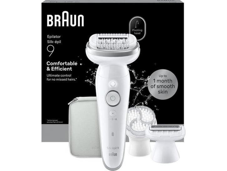 Braun Silk·épil 9 - Wet & Dry Epilator - 40 MicroGrip, Electroménager, Équipement de Soins personnels, Envoi