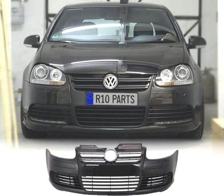 PARE-CHOCS AVANT VW GOLF 5 LOOK R32 NOIR BRILLANT SRA, Autos : Pièces & Accessoires, Carrosserie & Tôlerie, Envoi
