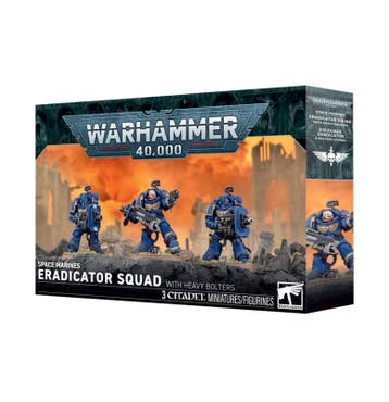 Space Marines Eradicator Squad with heavy bolters (Warhammer, Ophalen of Verzenden
