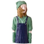 Meisje in Tuinbroek Beeldje Beeld Vriendschap Vriendinnen Ra, Verzenden, Nieuw