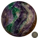 Fluoriet Fine polished Multicolor Quality fluorite sphere -, Collections, Minéraux & Fossiles
