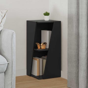 vidaXL Zijplank 33 x 32 x 70,5 cm Bewerkt hout Zwart, Verzenden, Nieuw