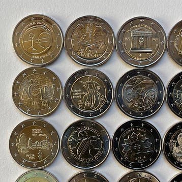 Europa. 2 Euro Various Years (25 munten) (Zonder