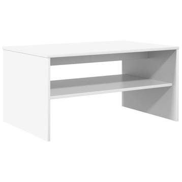 Table basse blanche 80x50cm - Seconde chance (salontafel), Maison & Meubles, Verzenden, Modern