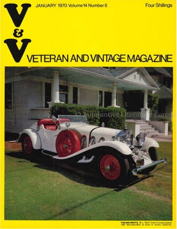 1970 VETERAN AND VINTAGE MAGAZINE 5 ENGELS, Ophalen of Verzenden