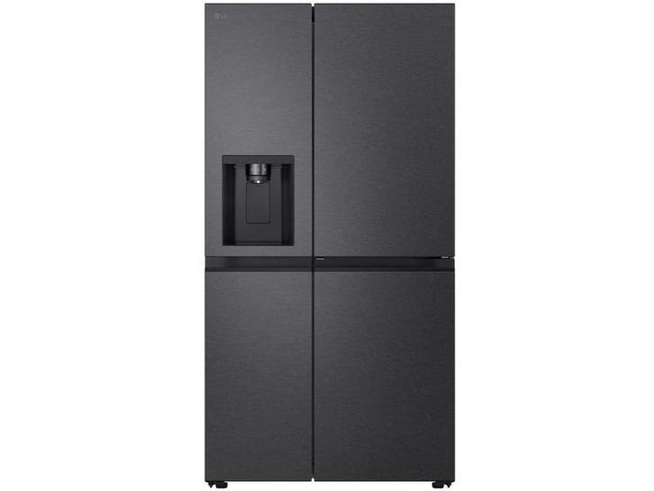 LG GSJC41EPPE - Vrijstaand - Amerikaanse deur - Zwart, Elektronische apparatuur, Koelkasten en IJskasten, Zo goed als nieuw, Verzenden