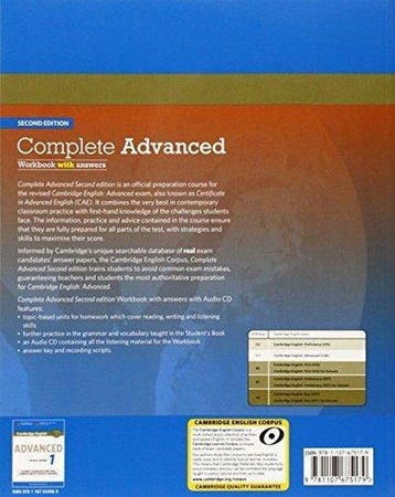 Complete Advanced - second edition workbook + a, Verzenden, Laura Matthews