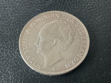 Nederland. Wilhelmina. 2 1/2 Gulden 1937 (Zonder