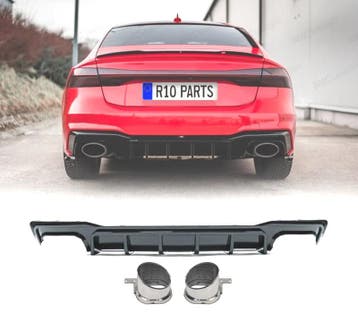 DIFUSEUR AUDI A7 19-23 LOOK RS7 NOIR BRILLANT, Verzenden