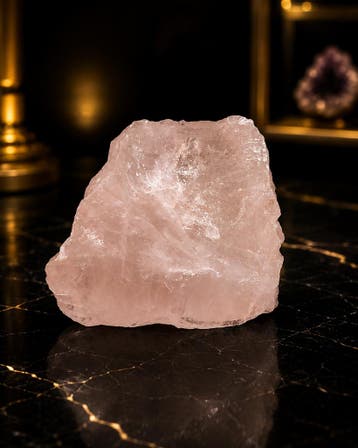 Natural Rough Rose Quartz – 106.725 ct – 36.3 × 31.3 × 18.4, Handtassen en Accessoires, Overige Accessoires, Verzenden, Nieuw